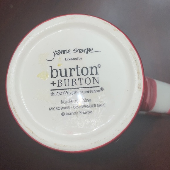 Burton & Burton “I’m A Mom What’s Your SuperPower”Red and Pink Hearts Coffee Mug - Picture 7 of 13